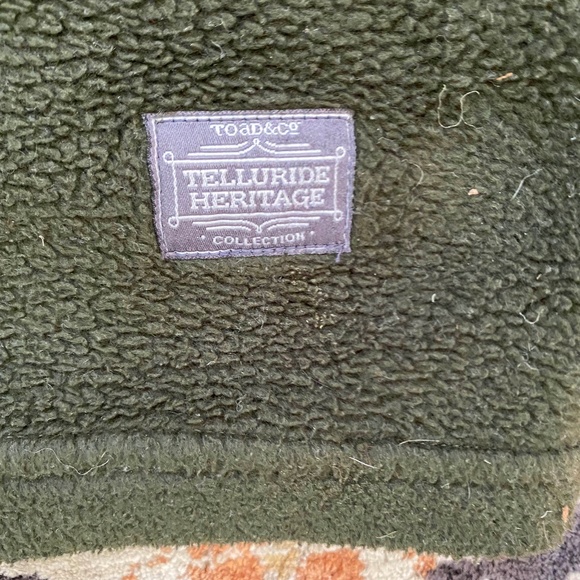 Toad & Co Sweater Men's 1/4 Zip Pullover Telluride Heritage Collection - Medium - Picture 3 of 4